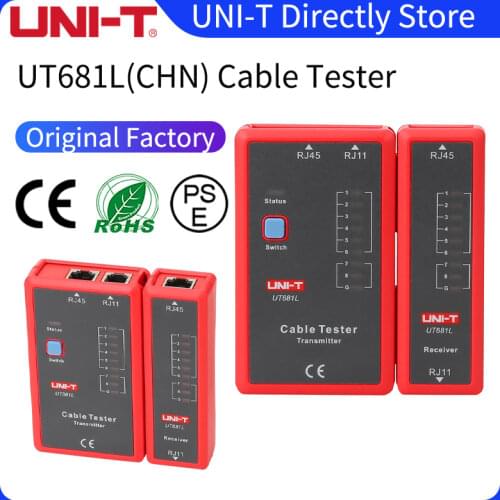 UNI-T UT681L HDMI Cable Tester Tracker LAN Auto Network LED Tester Ethernet Telephone BNC UT681HDMI Repair Tool UT681C