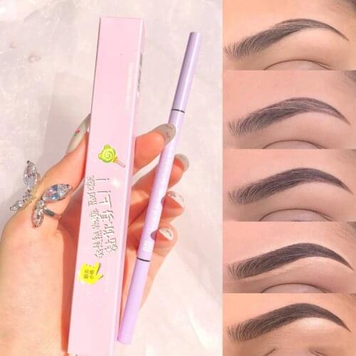 Waterproof 5 Colors Fine Core Eyebrow Pencil Long Lasting Without Blooming Eye Brow Pencil Wild Eyebrows Makeup Cosmetics