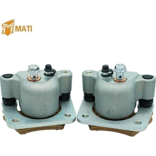 Rear Left Right Brake Caliper Assembly with Pads for Polaris UTV Ranger 500 700 2005-2007 Replacement OEM 1910825 1910826