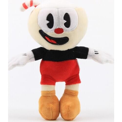 1pcs 23cm Game Cuphead Plush Toy Dolls Cuphead Plush Soft Stuffed Anime Christmas Gifts for Kids