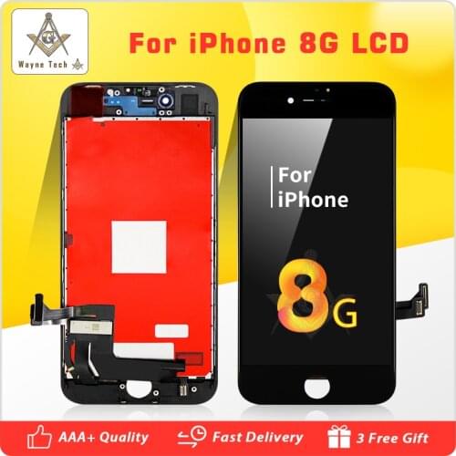 100PCS High Quality For iPhone 8 8G LCD With Great 3D Force Touch Assembly Screen Replacement Display Top Sell Free DHL Shipping