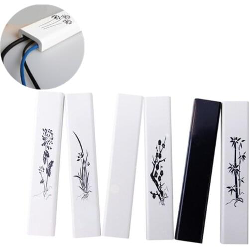 2pcs Self-adhesive Cable management organizer wire cord holder hub cable winder protector home wall decor