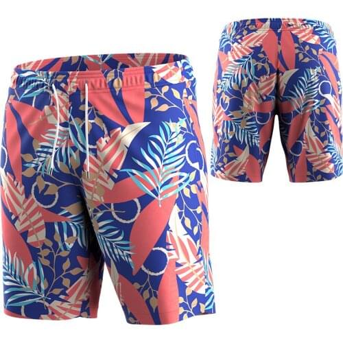 2021 Hot Sale Breathable Comfy Beach Shorts Mens Board Shorts With Pockets Quick Dry Short Pant