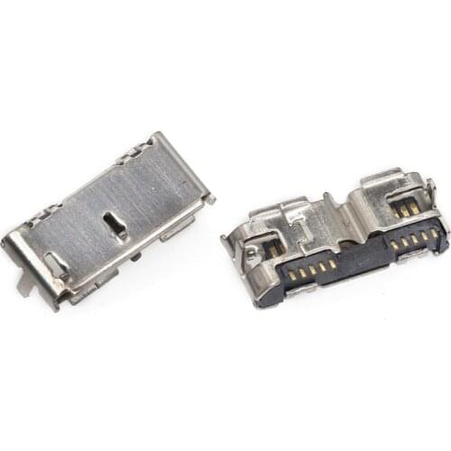 50PCS/Lot Micro USB 3.0 Female Jack/Socket connector DIP with edge For Charging