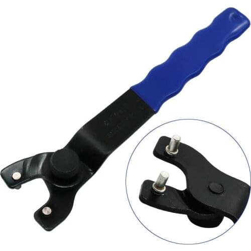 8-50mm Adjustable Angle Grinder Key Pin Spanner Plastic Handle Pin Wrench Spanner Home Wrenches Hubs Arbor Repair Tool