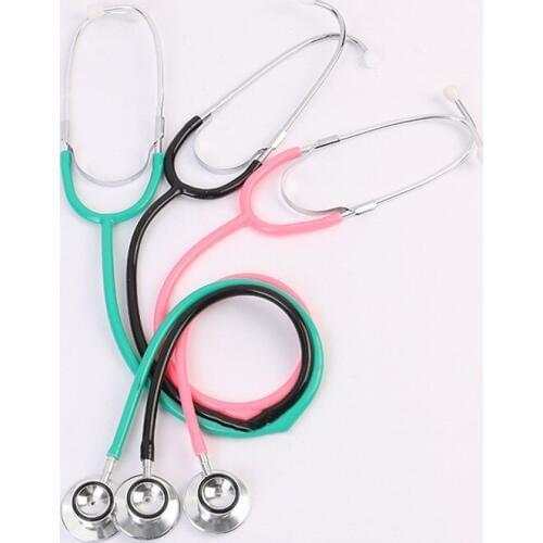 Hot Baby Toy 9 Color Stethoscope Pretend Play Doctor Toys Science Popularization Children DIY Simulation Stethoscopes Doctor Toy