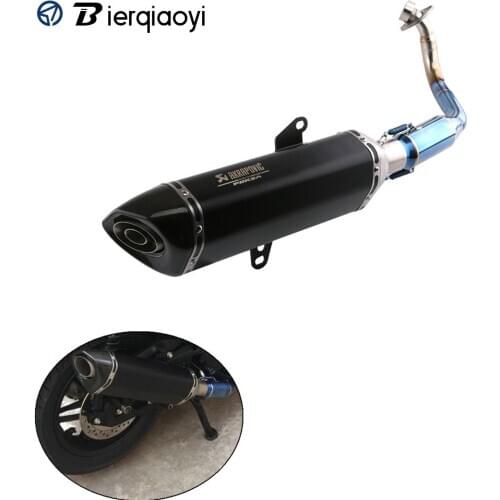 For Honda Forza 300 2018 Forza300 Motorcycle Muffler Pipe Stainless Steel Carbon Fiber DB Killer Muffler Exhaust Escape Pipe