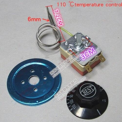 Electric water heater water cooker accessories electric water heater thermostat switch adjustable 110 degree temperature control