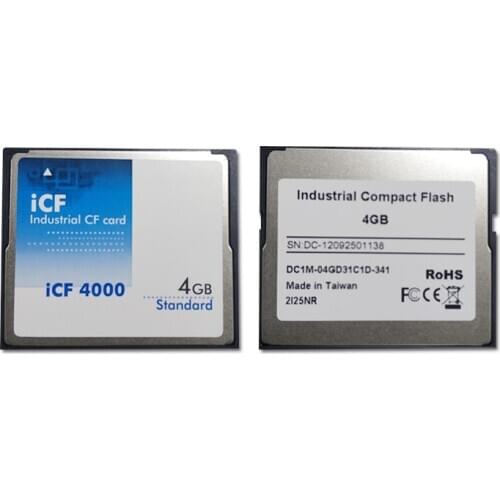 ICF4000 CF card 4G Wide temperature Industrial memory card compact flash 4GB CNC medical equipment