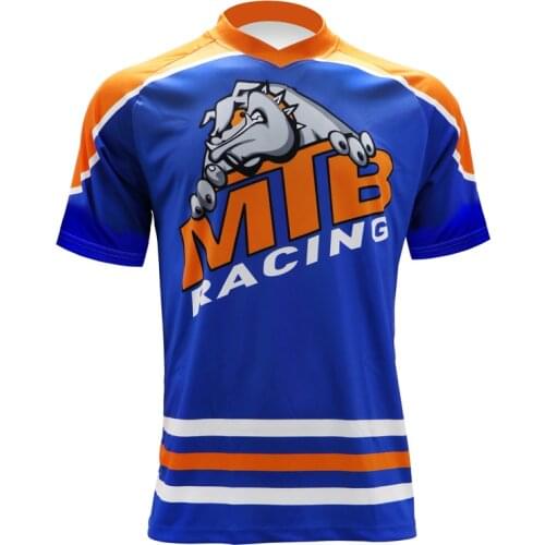 MYB MOTO motocross Jersey mtb jersey cycling jersey bike DH Orange big dog downhill jersey