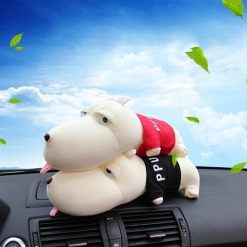 Cute Cartoon Dog Bamboo Charcoal Bag Car Deodorant Air Purifying Useful Decor Can Interior Accessories