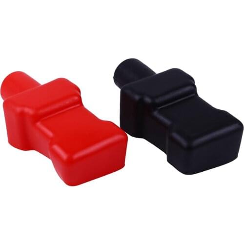 Set Battery Terminal Cover Auto Replacement Accessories Rubber Reliable