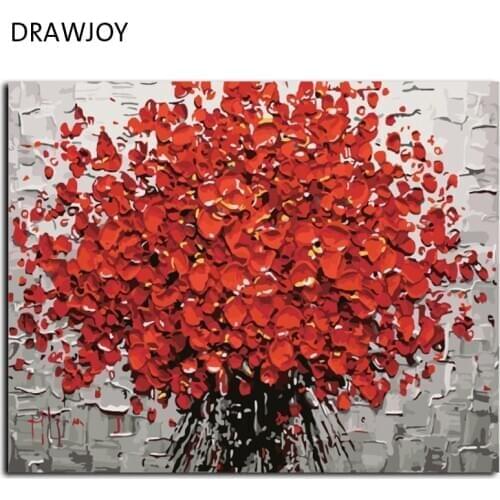 DRAWJOY DIY Painting By Numbers Wall Art Digital Oil Painting On Canvas Picture Frameless Pictures Home Decor G431 40*50cm