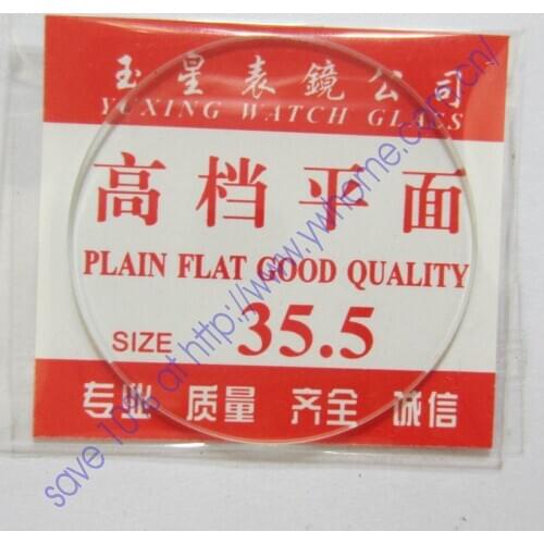 New flat glass watch crystal diameter 35.5mm Thick 1mm