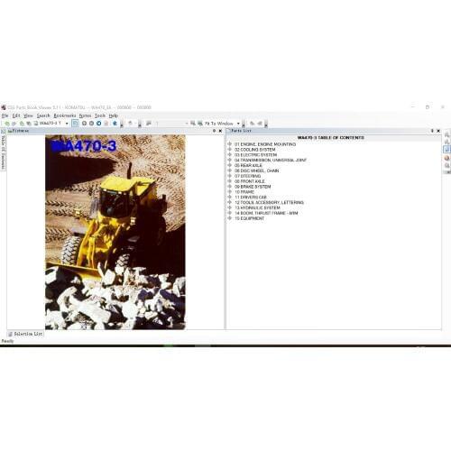 New Komatsu Electronic parts catalogue CSS Parts Book Viewer 5.11 [ 2021] (COMPLETE SET) FULL MODELS For Global market