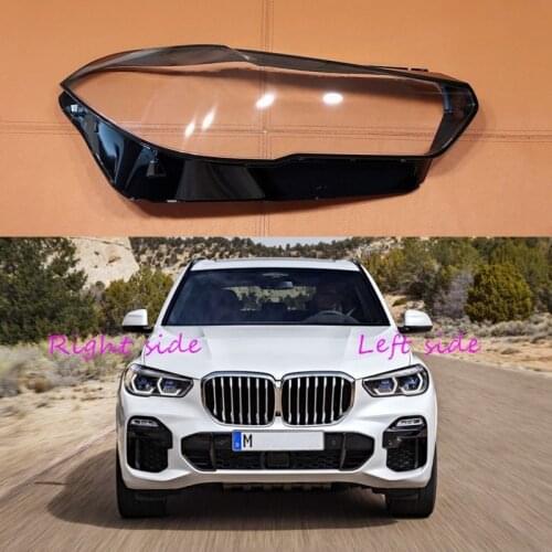 Car Headlight Lens For BMW X5 G05 2019 2020 Headlamp Cover Car Replacement Front Auto Shell Cover