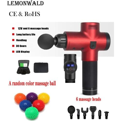 Deep Tissue Muscle Massage Gun Body Shoulder Back Neck Massager Exercising Athletes Relaxation Slimming Shaping Pain Relief