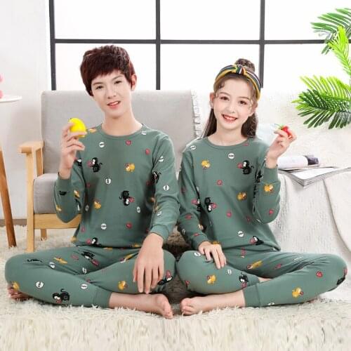 Kids pajamas for girls teen pajama sets children boy pyjamas cotton kid thermal underwear set for teenagers young girl 11/13year