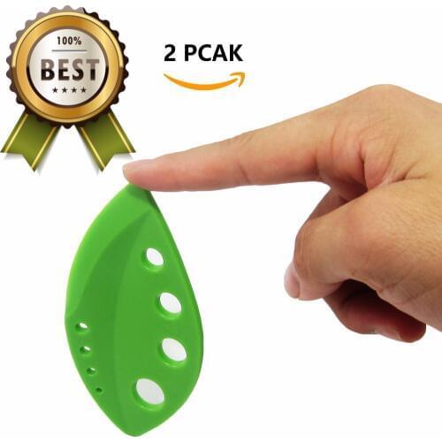 2 PCS Herb Stripper Gadget Leaf Remover For Kale,Chard,Taragon,Thyme,Collard Greens With Sharp Edge Shear Knife To Chop Herbs