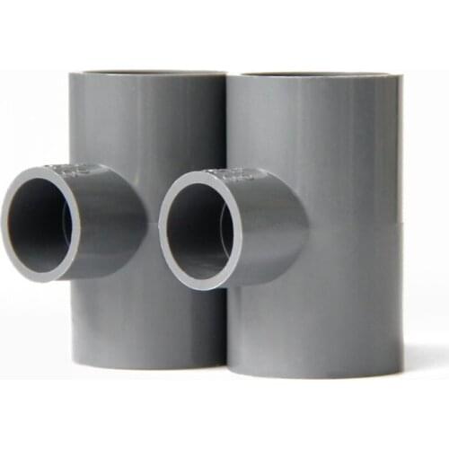 PVC variable three way pipe TEE pvc plastic pipe fitting joint PVC water pipe fittings 20mm 25mm 32mm 40mm