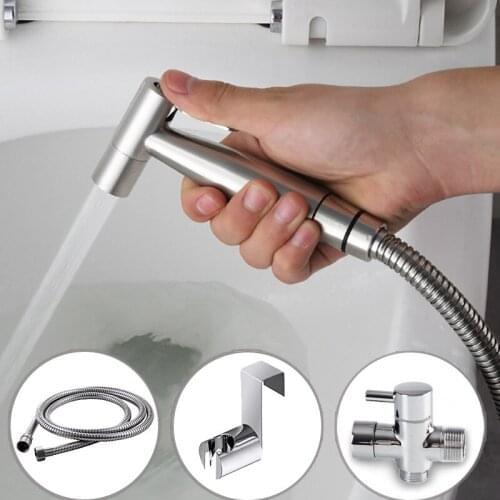 Wetips Steel Bidet Sprayer Toilet Handheld Douche Bidet Hygienic Shower Anaal Douche Toilet Water Jet Toilet Faucet Bidet Spray