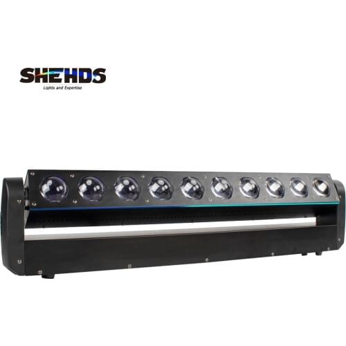 SHEHDS LED Beam 10x40W RGBW Moving Head Lighting New Year DJ Disco Christmas Lights Music Projector