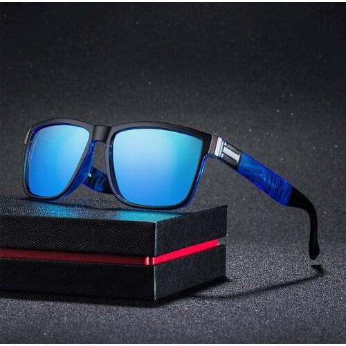 Fashion Wrap Square Frame Retro Decorative Photochromic Sunglasses Men Women Pattern Frame Sports Sun Glasses UV400 Goggles