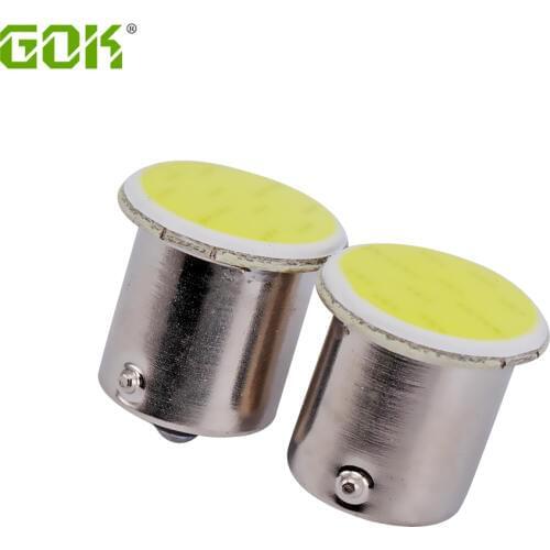 Super Bright 10Pieces/lot S25 1156 led COB 12SMD 1156 BA15S P21W Auto Car Signal Reverse Led turn signal Light White 12V