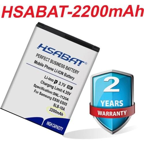 Top Brand 100% New 2200mAh SLB-10A Battery for Samsung PL50 PL60 PL65 P800 SL820 WB150F WB250F WB350F WB750 WB800F in stock
