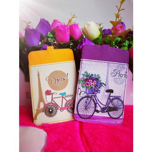 1PCS Bike Model Anime Plush Card Holder PU Cartoon Credit ID Bags Coin Bus Card Wallet Kid Girls Birthday Gifts New