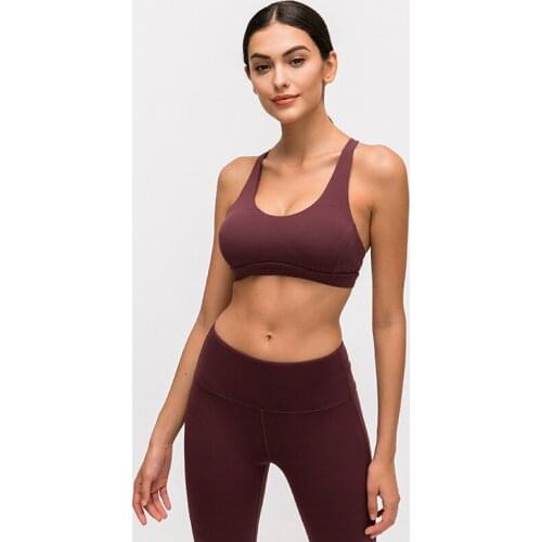 Women Gym Breathable Sportswear Fitness Sexy Bra Workout Bras Top High Elastic Bra High Quality Nylon Bra Shockproof Sports Bras