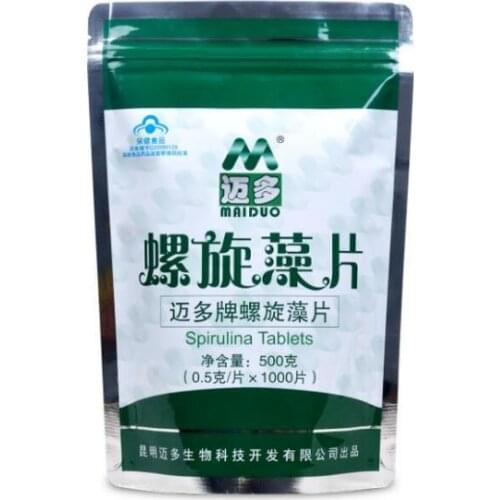 1000Pcs spirulina organic 100% Pure Natural Organic Spirulina Tablet protein supplements spirulina chlorella