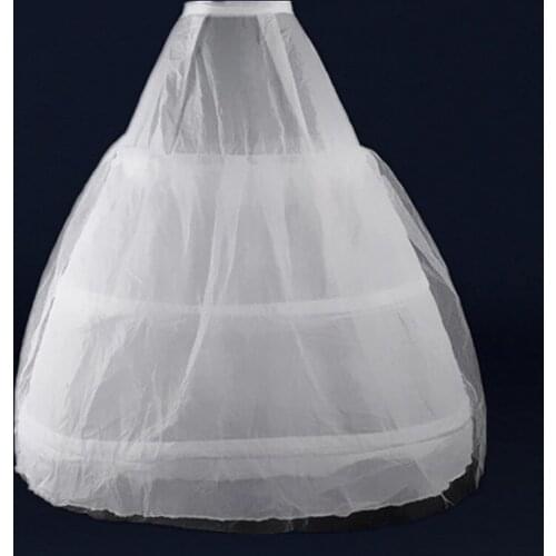 3 Hoops Petticoats for wedding dress Wedding Accessories Free Shipping Crinoline Cheap Underskirt For Ball Gown