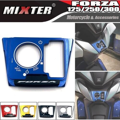 Motorcycle Accessories Lock Switch Door key Button Cover Protector Decorative Cover Fit For Forza300 Forza250 Forza125 2017-2020