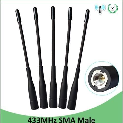 433MHz antenna SMA Male antene Connector antena 433 mhz IOT antenne directional waterproof antennas for Walkie talkie wireless