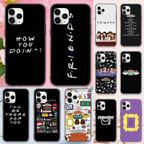 Friends famous tv show Phone Case for iPhone 11 12 pro XS MAX 8 7 6 6S Plus X 5S SE 2020 XR Luxury brand shell funda coque