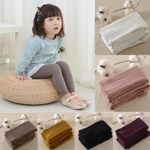 Pudcoco 1-5T Girls Baby Infant Toddler Cotton Warm Pantyhose Socks Stocking Tights Childrens candy-colored leggings