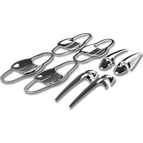 Chromium Styling ABS Chrome Door Handle & Bowl Decoration Covers Trims For Toyota RAV4 2013-2017