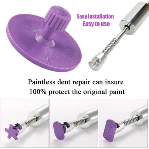Tools Auto Repair Tool Car Dent Repair Dent Puller Kit 2 in 1 Slide Hammer Reverse Hammer Tabs glue Suction Cups