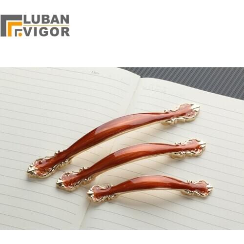 Brown, noble amber handle,European classical,Zinc Alloy ,for drawer Furniture Wardrobe door cupboard,Furniture Handle,Knob