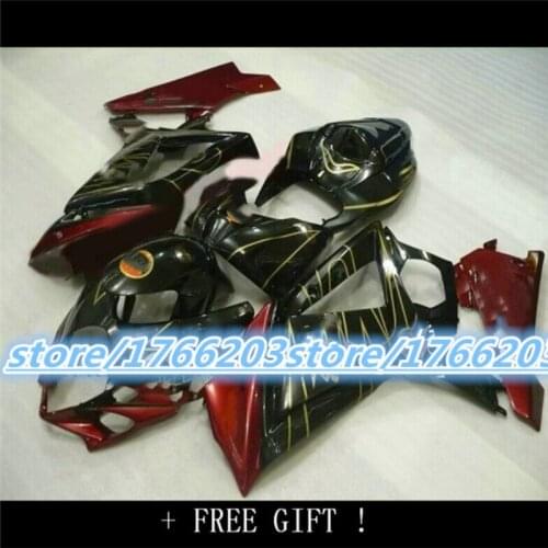 Red flame Bodywork Cowling ABS Injection Molding Motorcycle For Suzuki GSXR1000 K7 2007-2008 Full Fairing Kits