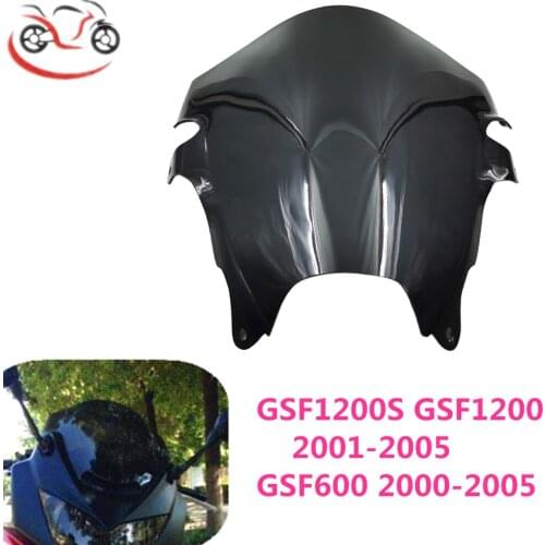 For Suzuki Bandit 600/1200 GSF1200S GSF1200 2001-2005 / GSF600 2000-2005 Windshield Windscreen Front Glass
