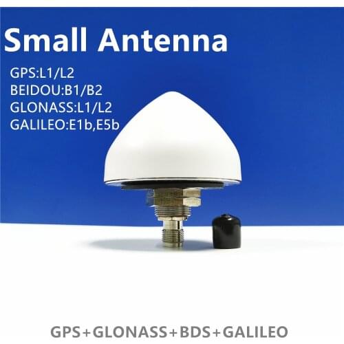Small UAV RTK gps GNSS antenna TNC connector zed-f9p rtk module receiver AN665G
