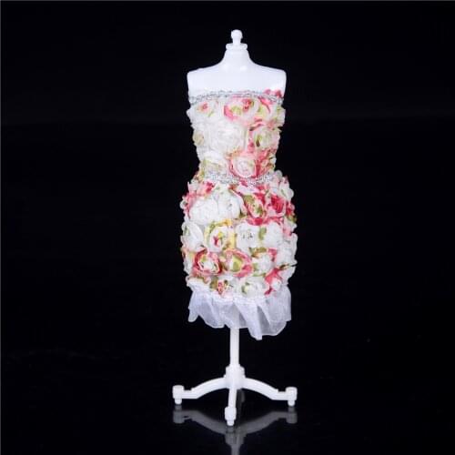 Fashion Skirt Wedding Flower Dress for Dolls 11.0"-11.8" House Party Clothing Best Girl Gift