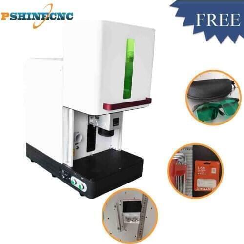 Raycus fiber laser 100w 50w 20w 3d fiber laser engraving machine for metal plastic rings bracelet jewelry