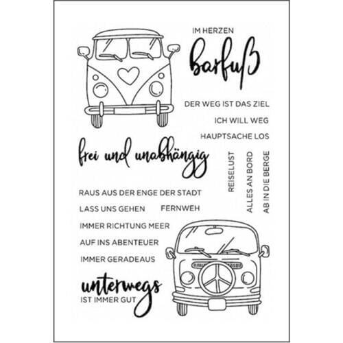 Front Letter Silicone Clear Seal Stamp DIY Scrapbooking Embossing Photo Album Decorative Paper Card Craft Art Handmade Gift