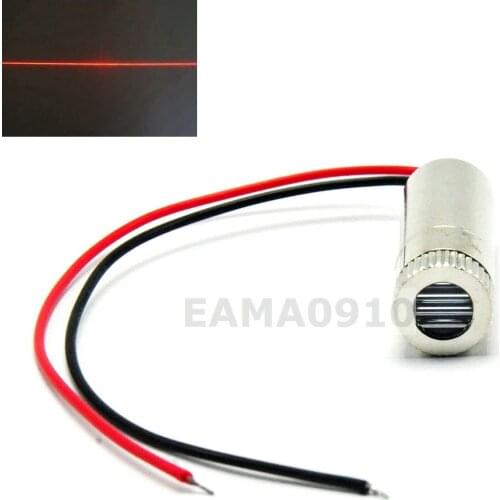 INDUSTRIAL 50mW 650nm 660nm Focusable Red Diode Laser Line Module 3V-5V w/Driver