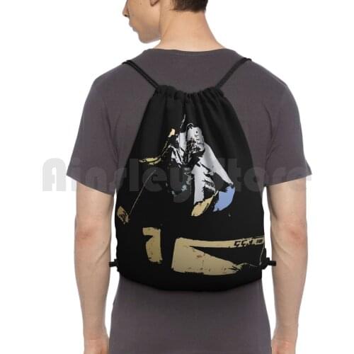 Goaltender-Ice Hockey Backpack Drawstring Bag Riding Climbing Gym Bag Goalie Goaltender Ice Hockey Hockey Goal Stopper