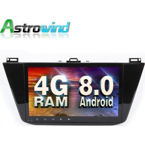 Android 8.0 System 4G RAM 10.1 inch Car GPS Navigation Radio System Stereo Media Audio Video Auto for Volkswagen VW Tiguan 2017