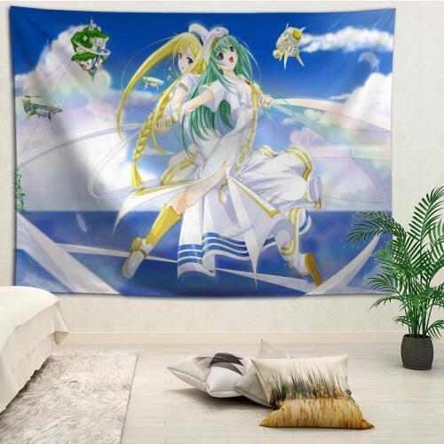 Custom ARIA printed Background cloth wall covering room bedside cloth modern large painting Nordic fabric tapestry